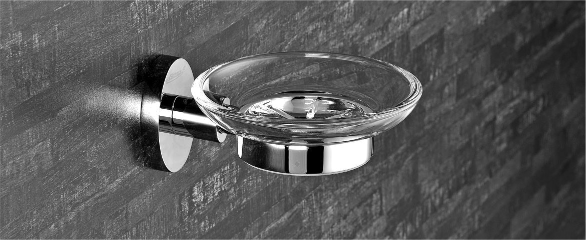Glass Soap Dish by Decor Brass Bath Picasso